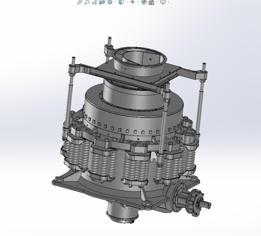 矿山用圆锥式破碎机设计【三维SW模型+CAD图纸+说明书】缩略图